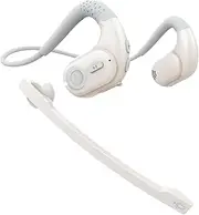 Giveet Bluetooth 5.3 Headset with Detachable Microphone, Wireless Headset w/DSP Noise Cancelling Mic for Phone PC Laptop, Open Ear Comfort Headphones for Office Home Working Driving Running, 12 Hrs