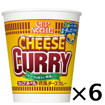 CUP NOODLE CHEESE CURRY Flavor 6Pack Set Made in Japan