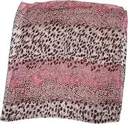 [PACKOVE] Leopard Print Scarf - Women Fashion Beach Scarves Soft and Breathable Shawl for Outdoor Sun Protection Travel and Daily Outfits