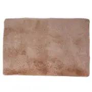 Rectangular Shape Soft Carpet Living Room Coffee Table Sofa Bedside Floor Rug MatLight Tan 140x200cm