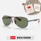 【RayBan 雷朋】限量法拉利聯名款 碳纖維輕量太陽眼鏡(RB8313M-F00171 61mm)