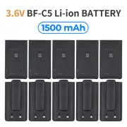 10X Baofeng 1500mAh Li-ion Battery BF-C5 Battery For Baofeng BF-C5 Two Way Radio