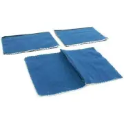 3 Jewelry Polishing Cloth Metal Silver Gold Brass Watch Clock Cleaning supply
