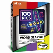 Poptacular 100 Pics Quizz Word Puzzles Flash Card Game Party Play Set 6y+