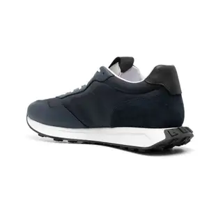 [全新真品代購-S/S23 新品!] HOGAN 深藍色 異材質拼接 休閒鞋 / 運動鞋 H601