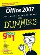 MICROSOFT OFFICE 2007 ALL-IN-ONE DESK REFERENCE FOR DUMMIES（8 BOOKS IN 1）