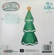 Gemmy 10ft Giant Tree w/ Star Christmas Inflatable