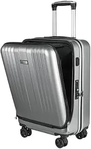 [RUVOO] Luggage Carry On Luggage Rechargeable Hard Case with USB Carry On Luggage Suitcase Checked Luggage with Wheels Suitcase Checked Luggage (Color : C, Size : 28in)
