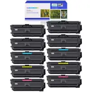 10 CF360A 508A BK C Y M Toner Set for HP Color LaserJet MFP M577dn M577f M553n