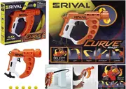 NERF Rival Curve Shot Flex XXI-100 Blaster Fire Rounds Ages 14+ Toy Gun Play Fun