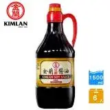 在飛比找遠傳friDay購物優惠-【金蘭】甘醇醬油 1500ml (6入/箱)