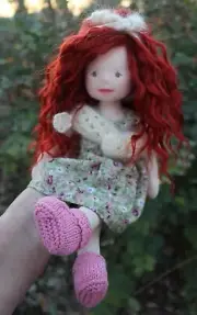 Waldorf doll 12'', Waldorf poupee, Steiner doll, Handmade doll, Art doll