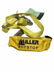 Miller 910WLS/6FTYL SOFSTOP Fall Safety Lanyard w/Snap 6 ft Single Line