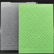 Plastic Embossing Folder A6 Size Concave Convex Mini Grids Paper Crafts Plastic