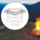 Camping Firepit BBQ Grill Rack Pot Rack Detachable Practical Multiuse Cookware