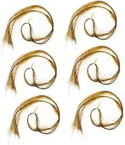 LOLIPPYY 1 Set Hair Extensions: Glitter Hair Tinsel Extension Kit with Wood Crochet Hook - Small Micro Rings and Clips Accessories for Professional and DIY Hairstyling