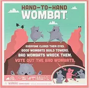 Exploding Kittens Hand to Hand Wombat by Exploding Kittens - Card Games for Adults Teens & Kids - Fun Party Games, Pink, Grey
