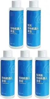 Floor Cleaning Fluid Cleaning Solution - Compatible With ECOVACS Deebot Ozmo/ T20/ N9＋/ T10 OMNI/ T10 TURBO/ X1 OMNI/ X1 TURBO X2/ X2 Pro(5PCS)
