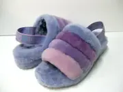 UGG FLUFF YEAH SUNDAE SLIDE WOMEN SANDAL CLEAR WATER MULTI US 10 /UK 8 /EU 41