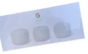 NEW IN BOX! Nest Wifi - Mesh Router (AC2200) and 2 points with Google Assistant!