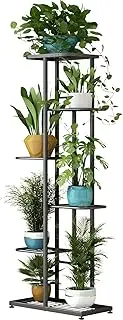 Uandhome 6 Tier Plant Stand,Metal 7 Potted Multiple Flower Pot Holder Shelf,Planter Display Shelving Unit for Indoor Outdoor Patio Garden Corner Balcony Living Room (6 Tier 7 Potted)