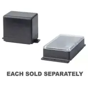 Plastic Box Enclosure Electronic Project Waterproof Cover Intrument Case Black
