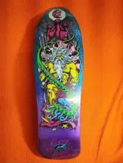 Rare Santa Cruz Jason Jessee Neptune Purple Fade Reissue Skateboard Deck