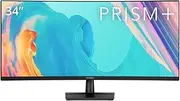 PRISM+ X340 PRO 34" 120Hz 1ms Curved Ultrawide WQHD Gaming Monitor [3440 x 1440]
