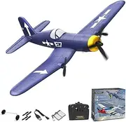VOLANTEXRC RC Plane RTF for Beginners,2.4Ghz 3CH Remote Control Airplane Easy to Fly with Gyro Stabilization，Outdoor Hobby WWII,with Xpilot Stabilization System (F4U)