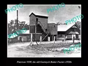 OLD POSTCARD SIZE PHOTO OF PATERSON NSW THE GOSTWYCK BUTTER FACTORY c1920