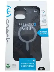 Q6. Speck Presidio2 Grip Case with MagSafe for iPhone 15 Plus/ 14 Plus Black