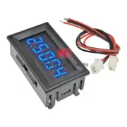 5-Digit DC 0-4.3000-33.000V Digital Blue LED Voltmeter Voltage Meter Car Panel