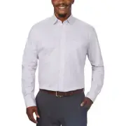 Calvin Klein Men’s Performance Dress Shirt Regular Fit Spread Collar