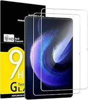 NEW'C Tempered Glass Screen Protector for Xiaomi Pad 6 / Xiaomi Pad 6 Pro (11 Inches), 9H Hardness, HD Screen Protector, 0.33 mm Ultra Clear, Pack of 2