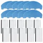 For ILIFE V3x Robot Vacuum Replacement Mop Cloths and Filters 20 Items