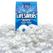 Life Savers Pep O Mint Hard Candy - 2 Pounds of Bulk Candy Holiday Candy Pepp...