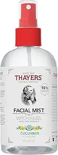 Thayers Alcohol-Free Witch Hazel Facial Mist Toner with Aloe Vera, Cucumber, Soothing and Hydrating, For All Skin Types, 8 oz