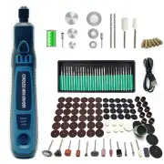 Mini Cordless 3-Speed Rotary Tool Kit 3.7V USB Grinder with 96PCS Accessories for Engraving / Sanding / Polishing / Dril