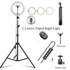 13" Selfie RGB Ring Light Mobile Phone Holder 2 Meters Tripod stand & Remote