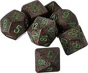 Chessex D7-Die Set Dice Speckled Polyhedral Earth (7 Dice in Display) Dice