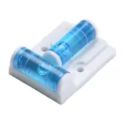 2pcs Horizontal Plastic T TypeLevel Scope Measuring Bubble Inclinometer