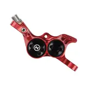 Hope Rx4+ Caliper Flatmount Mineral Fluid - Red / Black Size Postmount