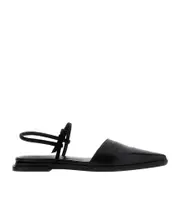 Ann Demeulemeester Pointed Toe Slingback Mules 36 Black