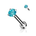 Piercing Labret Ear Set Turquoise