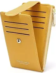[GEEADNB] RFID Card Holder Wallet for Women Slim Wallets Bifold Multi Card Holder Ladies Slim Wallet Zipper Coin Purse