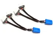 Splitter Wire Ceramic 9007 HB5 Two Harness Head Light Bulb Socket Replacement