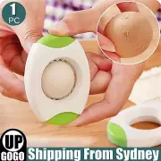 1PC Egg Cutter Stainless Steel Boiled Egg Shell Topper Cutter Snipper Opener AU