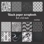 BLACK PAPER SCRAPBOOK 8,5 X 8,5 INCH