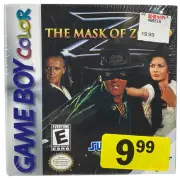 Mask of Zorro Nintendo Gameboy Color Game Boy GBC BRAND NEW FACTORY SEALED 1999