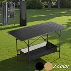 Camping Folding Table Aluminum Lightweight Portable Outdoor Picnic Table